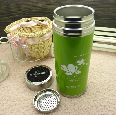 新款 男女士保温杯双层真空不锈钢 中华名人保温杯Y524