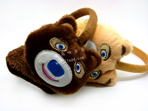 卡通毛绒耳套耳包 冬保暖耳罩 卡通熊出没耳暖护耳	