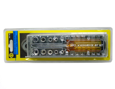 多用螺丝批  螺丝刀十字一字六方梅花 组合工具 -128pc工具