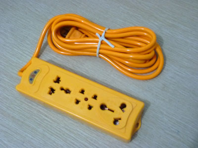 取暖器专用防爆地拖 大功率插座接线板插排插板-B909	