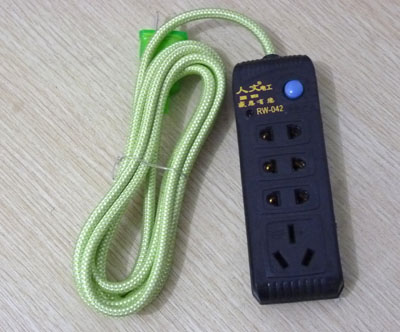 正品人文电工大功率插座接线板插排插板RW-042	