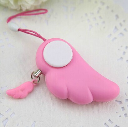 天使翅膀女子防狼器/电子报警器-粉色	