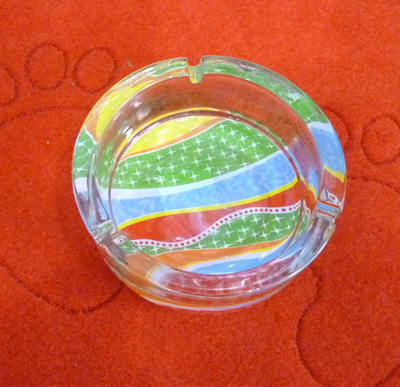 印花喷刻烟缸 时尚烟灰缸 -印花烟缸 158A-1	