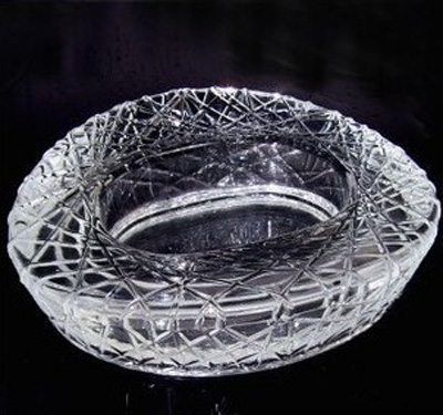 个性创意时尚礼品烟灰缸 水晶 -鸟巢玻璃烟缸