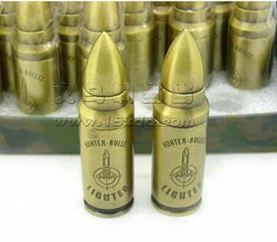 精品子弹打火机金属气体直冲打火机 -子弹打火机	