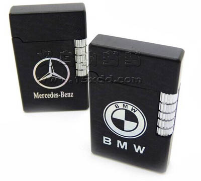 新奇特个性车标打火机直冲金属气体打火机 -zp火机（842）12号	