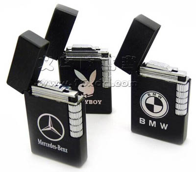 新奇特个性车标打火机直冲金属气体打火机 -zp火机（842）12号	