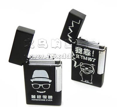 新款个性朗声打火机 意拔轮火机 钢音叮当响铜火机 -（AD-310)15号