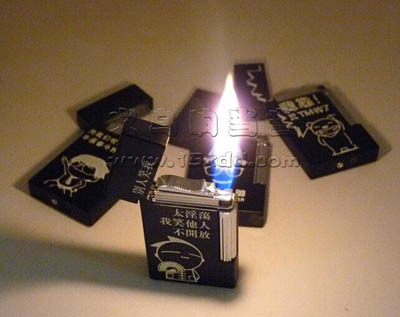 新款个性朗声打火机 意拔轮火机 钢音叮当响铜火机 -（AD-310)15号