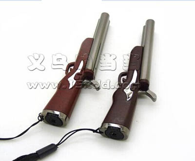 厨房明火点火器枪长杆煤气点火器 猎枪火机 -双火火机（8127）21号