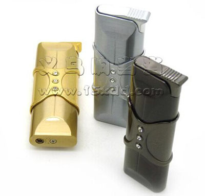 金属时尚打火机 -土豪金火机镶嵌奥地利A钻（c-102)28号	