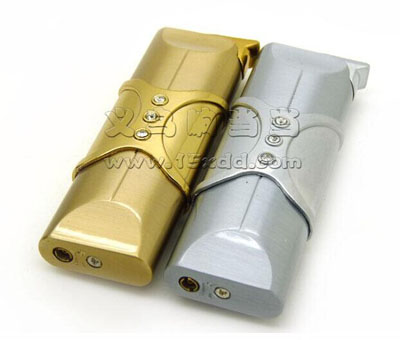 金属时尚打火机 -土豪金火机镶嵌奥地利A钻（c-102)28号	