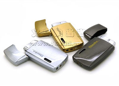 新款 金属超薄防风火焰充气打火机 -男士礼品火机（a37）32号