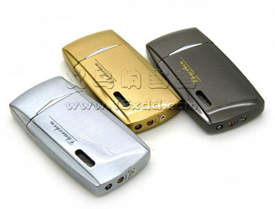 新款 金属超薄防风火焰充气打火机 -男士礼品火机（a37）32号