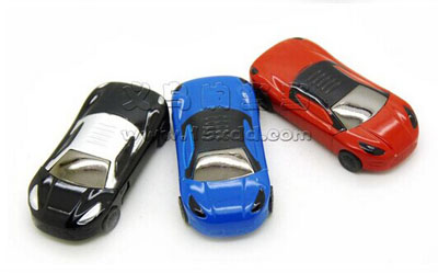  迷你跑车汽车防风直冲打火机颜色混批 （H-303)35号