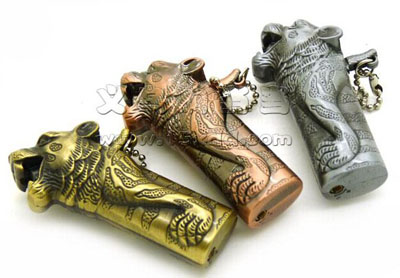 虎头直冲打火机 防风创意 个性充气火机 金属烟具礼品 -个性火机（CT-303)36号	