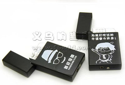  幽默个性文字 转轮火石明火 -清脆响铜火机（AD-812)37号