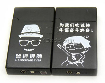 幽默个性文字 转轮火石明火 -清脆响铜火机（AD-812)37号	