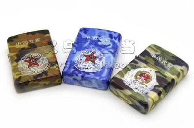 军队空军海军武警防风打火机 -军用zp火机（D02-162)39号