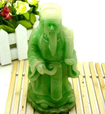 玉财神摆件 招财进宝 吉祥礼物 玉雕工艺品/玉财神