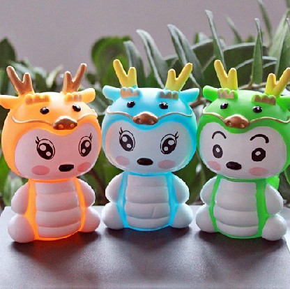 大号可爱龙宝宝存钱罐 可拆双层钱罐储蓄罐存钱罐