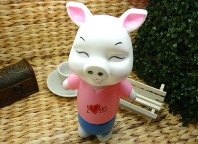 可爱创意礼品生日礼物储蓄罐存钱罐礼盒装批发	