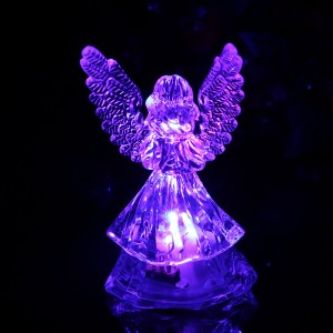 热卖七彩发光小夜灯LED闪光灯-小天使	