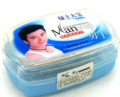 盒装香皂 美白 清爽 滋润护肤 香皂 沐浴皂---绿士皂	