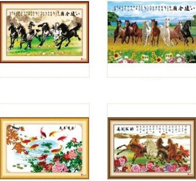 风景 人物 娃娃 家居 吉祥祝福语 等几十个品种混搭
