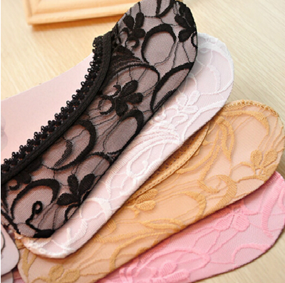 韩版糖果色蕾丝花边短袜 防滑防掉女袜子	