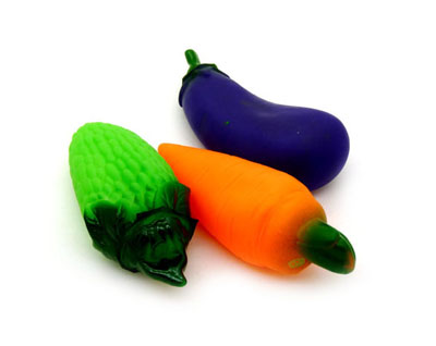 小黄鸭皮叫 水果蔬菜皮叫捏捏叫 益智玩具皮响 -卡通皮叫