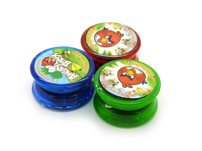 儿童玩具 愤怒的小鸟灯光悠悠球 -亮悠悠球（吊卡）