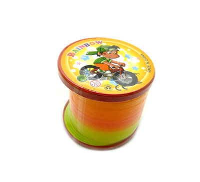 幼儿园早教玩具开发智力创意怀旧 彩虹圈塑料弹簧圈魔术圈弹力圈 -彩虹圈139