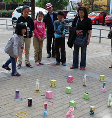 实心圈 游戏套圈圈 游戏投掷套圈（混色）	