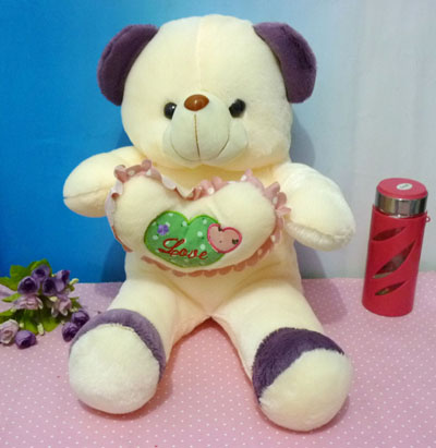 泰迪熊公仔熊毛绒玩具 熊大抱抱熊布娃娃抱心熊大号	