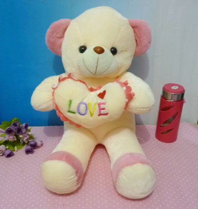 泰迪熊公仔熊毛绒玩具 熊大抱抱熊布娃娃抱心熊大号	