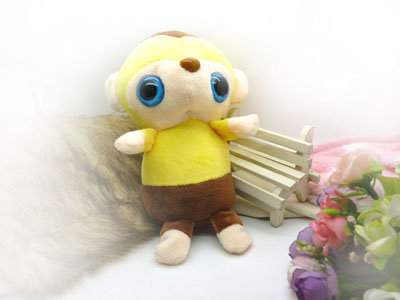 卡通钥匙扣小动物毛绒玩具布娃娃挂件婚庆结婚礼品礼物玩具批发