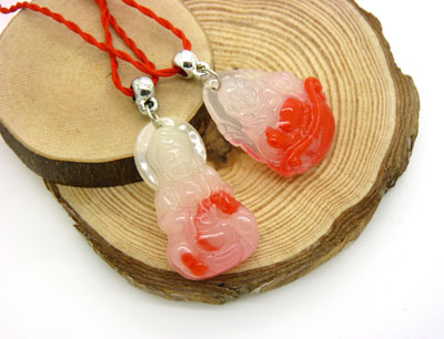 夏季摆摊热卖爆款夜光情侣信念吊坠 项链（每个客户每次限购120对）	