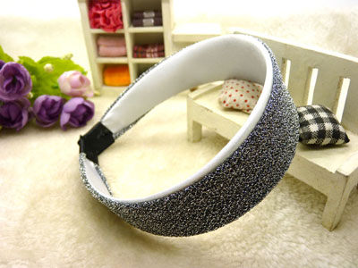 潮流经典高档头箍 时尚布艺条纹格子宽边发箍