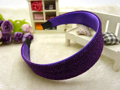 潮流经典高档头箍 时尚布艺条纹格子宽边发箍