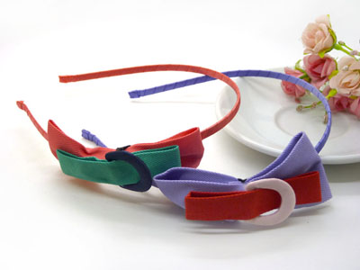 大号蝴蝶结不锈钢头箍细发箍职业休闲及学生头饰发卡