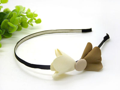 大号蝴蝶结不锈钢头箍细发箍职业休闲及学生头饰发卡	