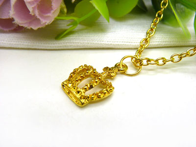 不褪色装饰项链女吊坠长款配饰短款春夏金色锁骨链首饰品