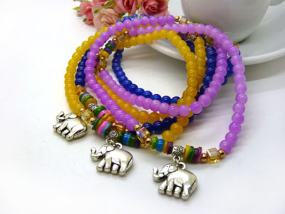 石榴石多圈多层手链串女 珠宝首饰养颜水晶吉祥转运-----B040