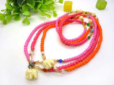 时尚女士手链女情侣手链男士手镯 多层转运小饰品手串-----B040