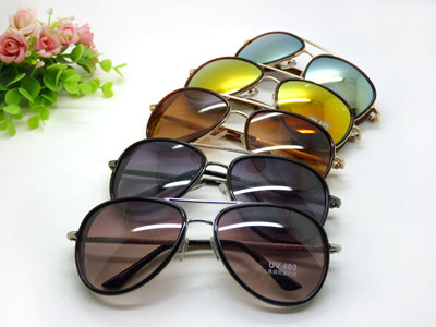 太阳镜男女偏光镜炫彩蛤蟆镜反光墨镜潮男童太阳眼镜-3221	