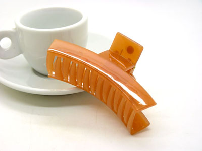 韩国塑料发爪 高档进口PC料发卡发夹-8120