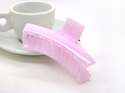 韩国塑料发爪 高档进口PC料发卡发夹-8120