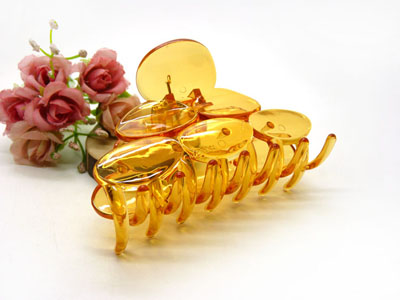 进口塑料大爪发夹多齿头夹马尾发夹发饰-9041