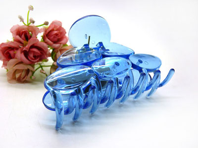 进口塑料大爪发夹多齿头夹马尾发夹发饰-9041